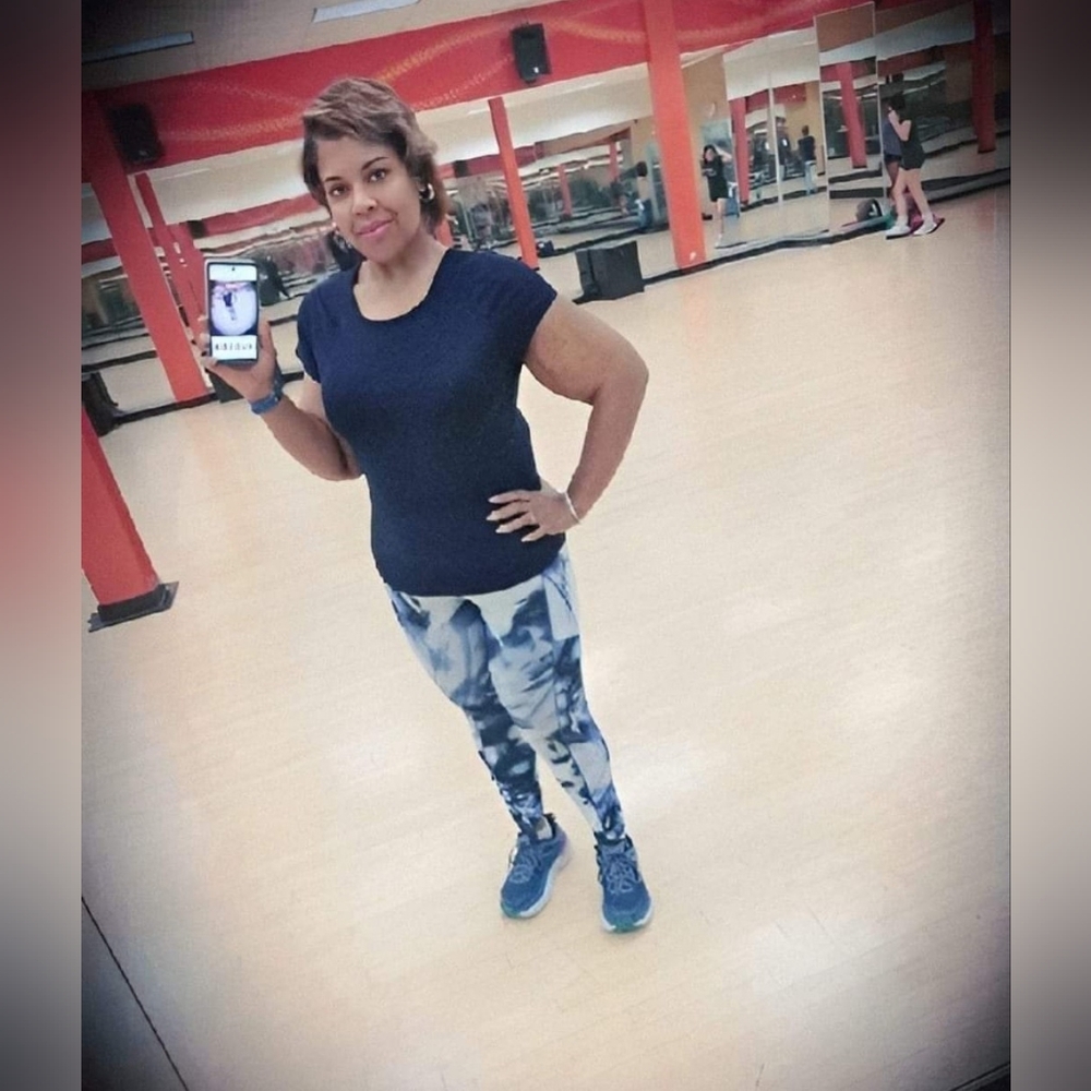 Ladies XL 8 Multicolor Active Yoga Pant